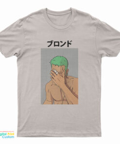 Anime One Piece Zoro Blonde Frank Ocean T-Shirt