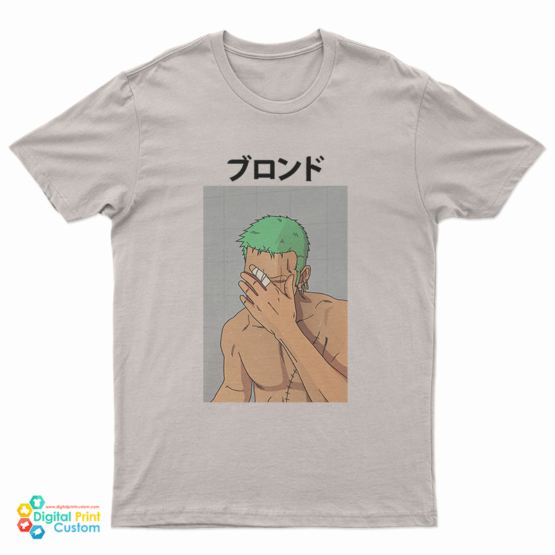 Anime One Piece Zoro Blonde Frank Ocean T-Shirt