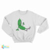 Ikea Stunsig Green Pickle Phone Sweatshirt