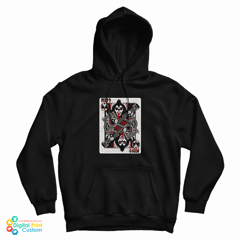 KISS Gene Simmons Playing Card Hoodie