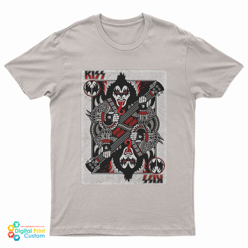 KISS Gene Simmons Playing Card T-Shirt