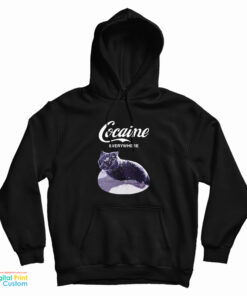 Snow Cat Cocaine Everywhere Hoodie