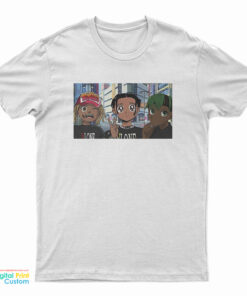 ASAP Rocky X Playboi Carti X Lil Uzi Anime T-Shirt