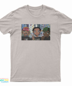 ASAP Rocky X Playboi Carti X Lil Uzi Anime T-Shirt