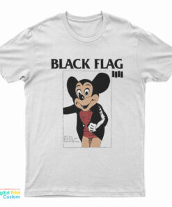 Black Flag Mickey Mouse T-Shirt