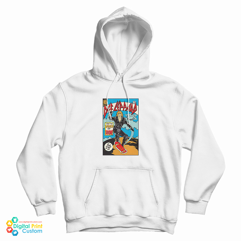 Comic Book Cover Def Leppard Hoodie