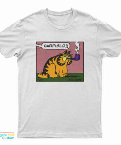 Garfield Smoking Pipe T-Shirt