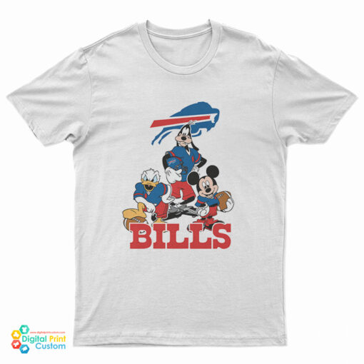 Mickey Mouse Characters Disney Buffalo Bills T-Shirt