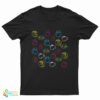 Family Guy Peter Lois Meg Stewie Brian Chris Neon Faces T-Shirt