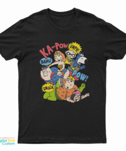 Family Guy Superhero Stewie Brian Peter Lois Chris Meg T-Shirt