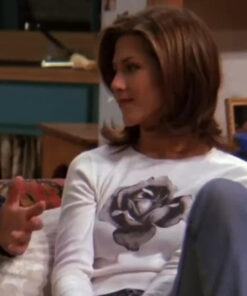 Friends Tv Show Rachel Rose Flowers Long Sleeve T-Shirt