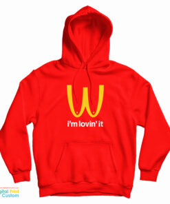 I'm Lovin' It McDonald's Boobies Boobs Parody Hoodie
