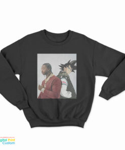 Pop Smoke And Goku Dragon Ball Z Sweatshirt