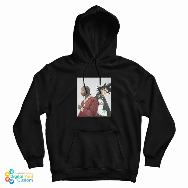 Pop Smoke And Goku Dragon Ball Z Hoodie