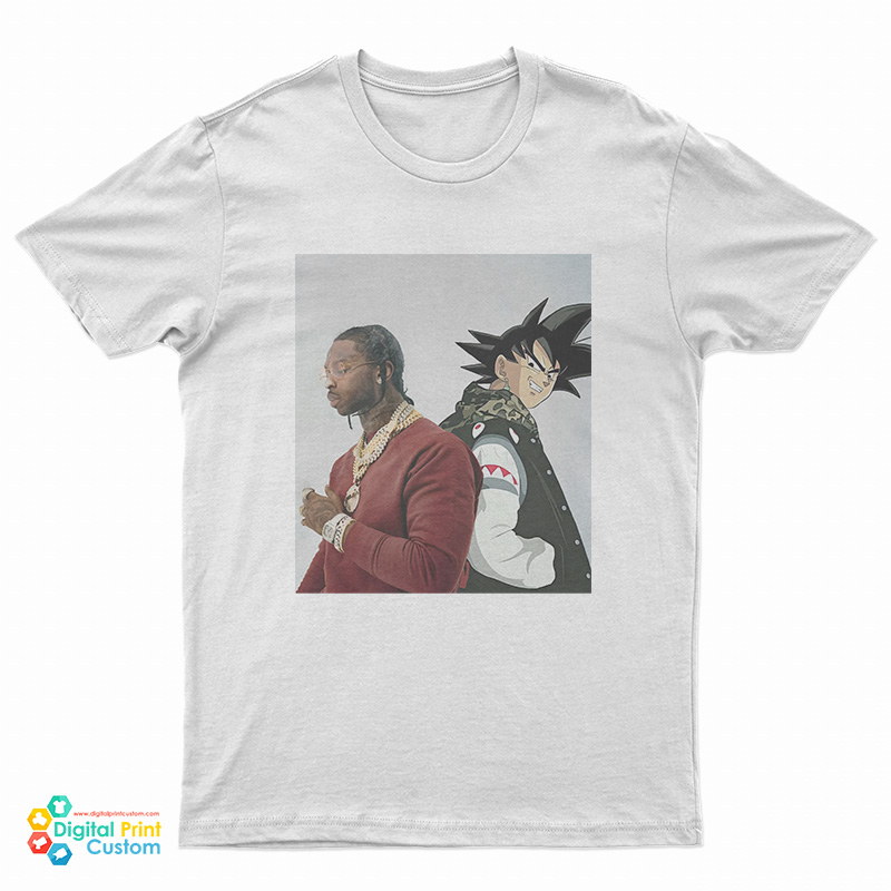 Pop Smoke And Goku Dragon Ball Z T-Shirt