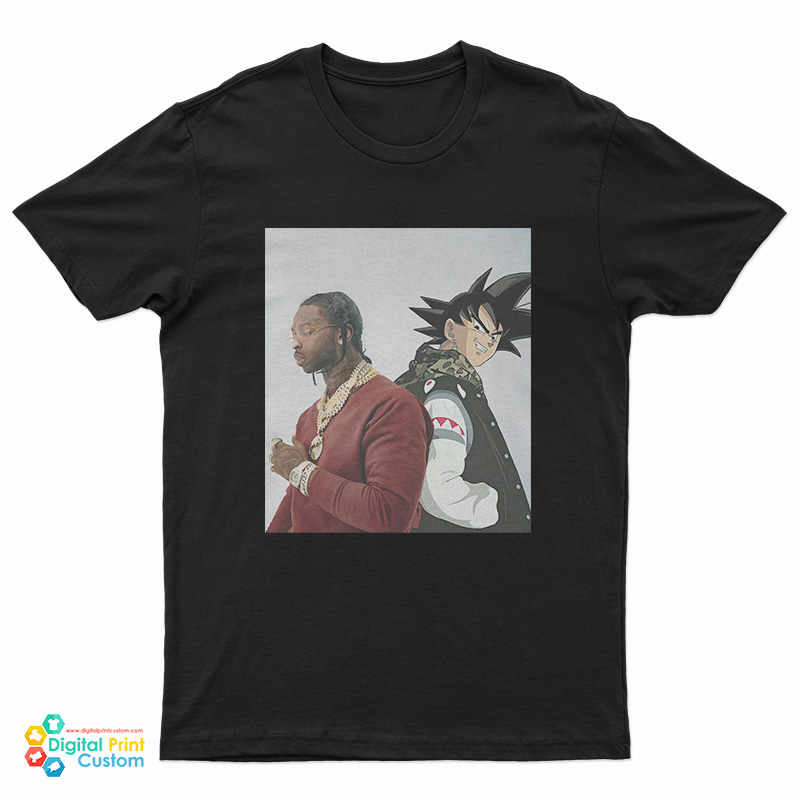 Pop Smoke And Goku Dragon Ball Z T-Shirt