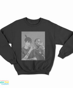 Travis Scott And Aki Hayakawa Chainsaw Man Sweatshirt