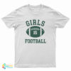 Tv Show Friends Rachel Green Girl Football T-Shirt