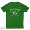 Tv Show Friends Rachel Green Girls Boxing Bronx New York T-Shirt