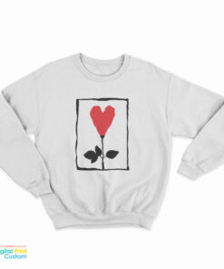 Tv Show Friends Rachel Green Heart Rose Sweatshirt
