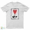 Tv Show Friends Rachel Green Heart Rose T-Shirt