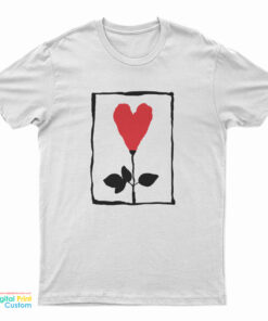 Tv Show Friends Rachel Green Heart Rose T-Shirt