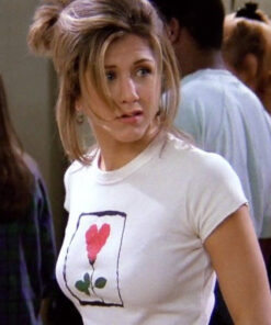 Tv Show Friends Rachel Green Heart Rose T-Shirt