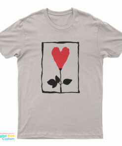 Tv Show Friends Rachel Green Heart Rose T-Shirt
