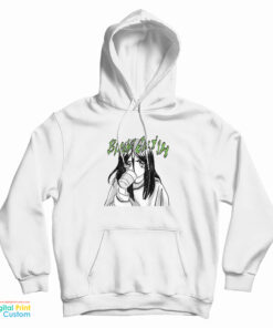 Billie Eilish Anime Portrait With Cup Hoodie