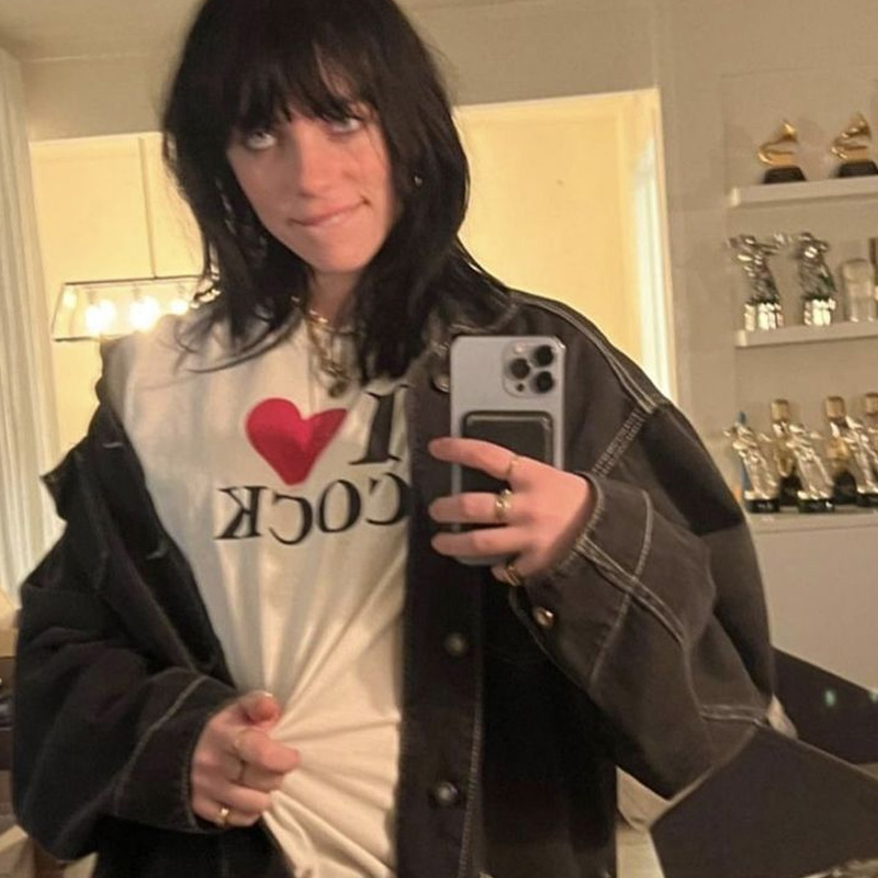 Billie Eilish I Love Cock T-Shirt