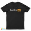 Daddy's Girl Pornhub Logo Parody T-Shirt
