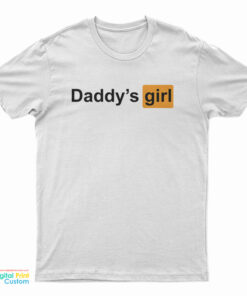 Daddy's Girl Pornhub Logo Parody T-Shirt