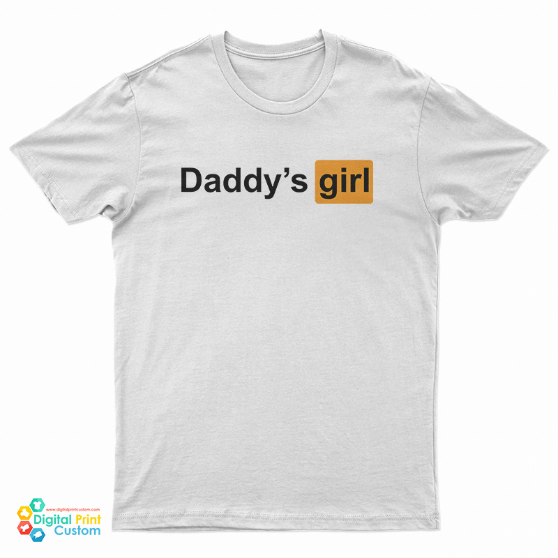 Daddy's Girl Pornhub Logo Parody T-Shirt