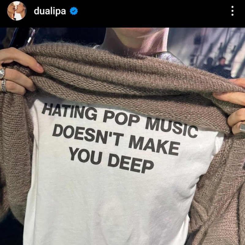 Hating Pop Music Doesn't Make You Deep T-Shirt