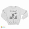 He Is Rizzin' Funny Jesus Playing Basketball Sweatshirt