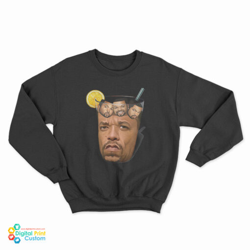 Ice T With Ice Cubes Sweatshirt