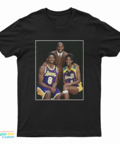 Kobe Bryant Magic Johnson and Lisa Leslie T-Shirt