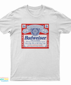 Lana Del Rey Budweiser King Of Beers Logo T-Shirt