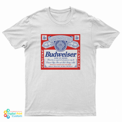 Lana Del Rey Budweiser King Of Beers Logo T-Shirt