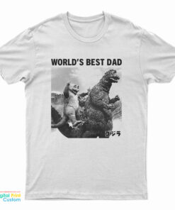 World's Best Dad Godzilla T-Shirt