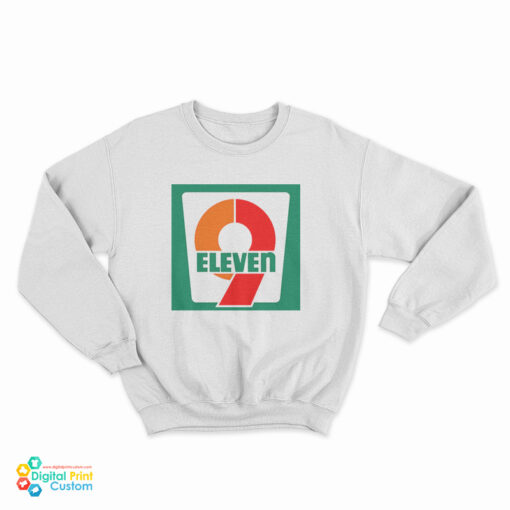 7 Eleven 9 Eleven Logo Funny Sweatshirt