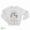 Alpha Male Unicorn Rainbow Meme Sweatshirt