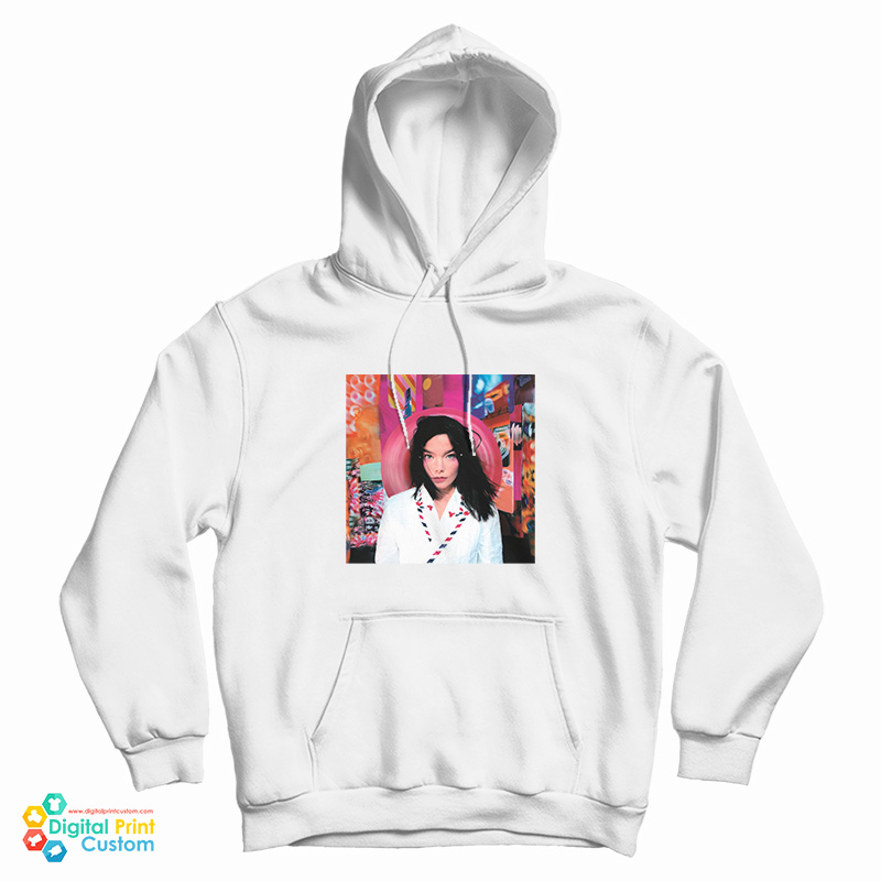 Björk Post Album Cover Hoodie
