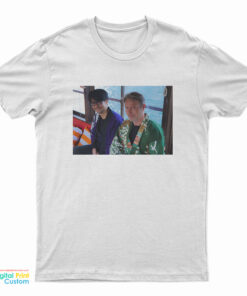 Mads Mikkelsen And Hideo Kojima Photo T-Shirt