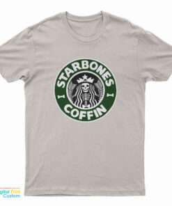 Starbones Coffin Logo Parody T-Shirt