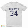 Alan Jackson Cowboys 34 T-Shirt