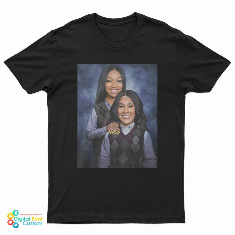 Angel Reese And Kamilla Cardoso Step Sister T-Shirt