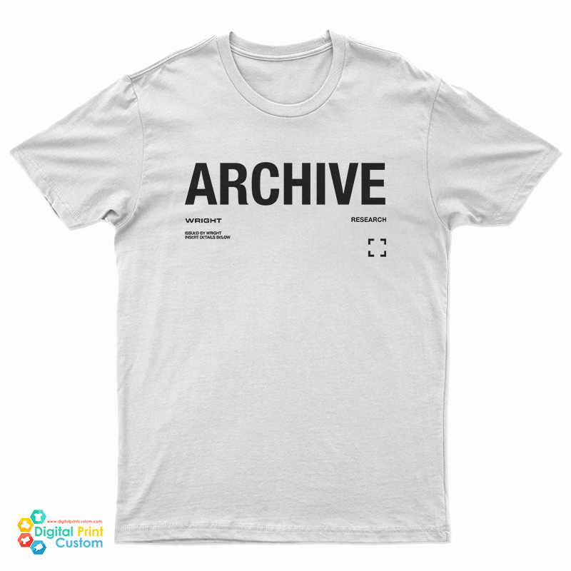 Archive Wright Research T-Shirt