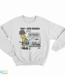 Bart Simpson War In New Swabia 1947 Sweatshirt