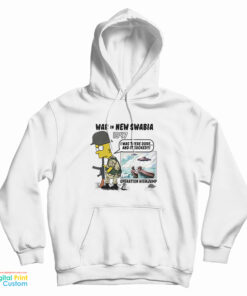 Bart Simpson War In New Swabia 1947 Hoodie